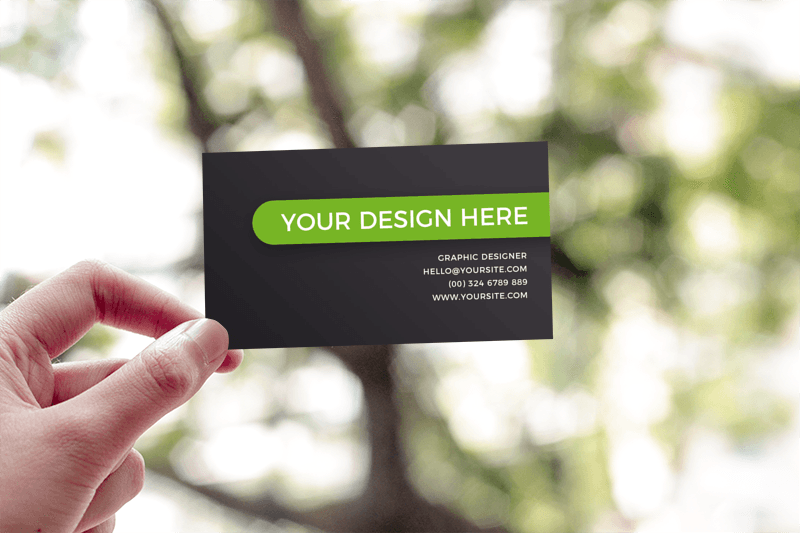 Download The Best Way To Create Your Own Business Card Mockup